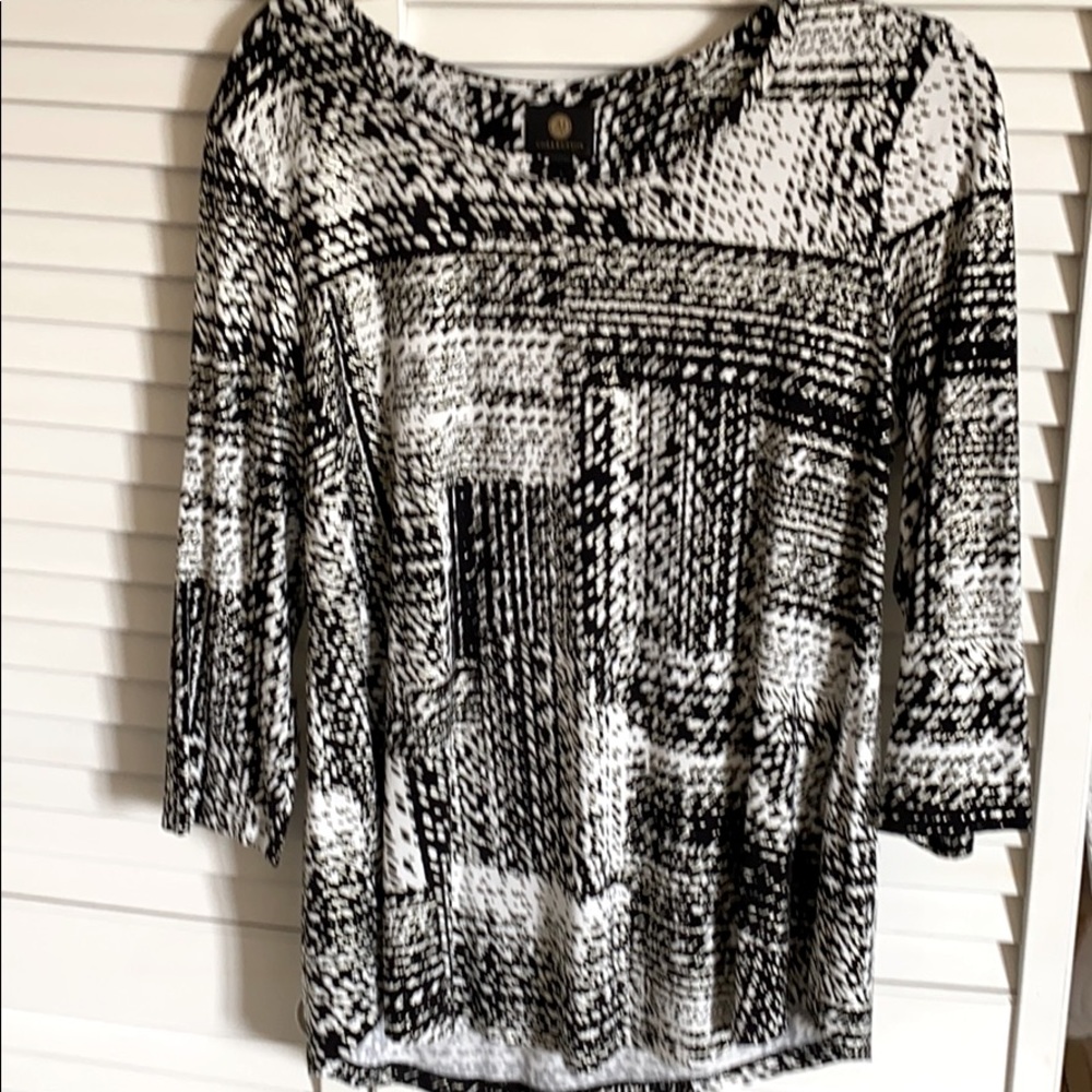 Stylish 3/4 length sleeve top